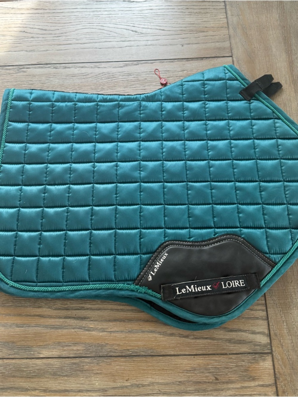 LeMieux Loire Peacock (Teal) Quilted Saddle Pad - Picture 6 of 6